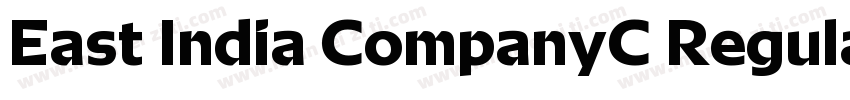 East India CompanyC Regular字体转换